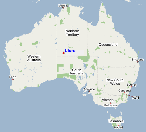 Uluru Location Information